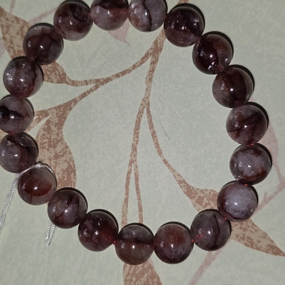 10mm Fire Quartz Bracelet - Picture 8 of 8